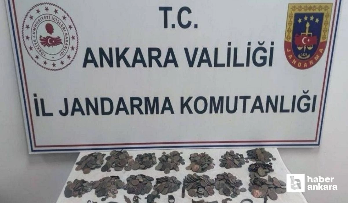 Ankara'da Bizans ve Roma dönemine ait 1600 eser ele geçirildi