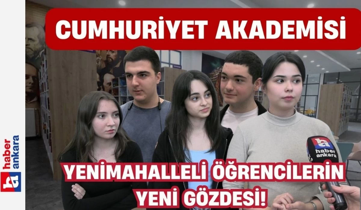 Cumhuriyet Akademisi Yenimahalleli öğrencilerin yeni gözdesi!