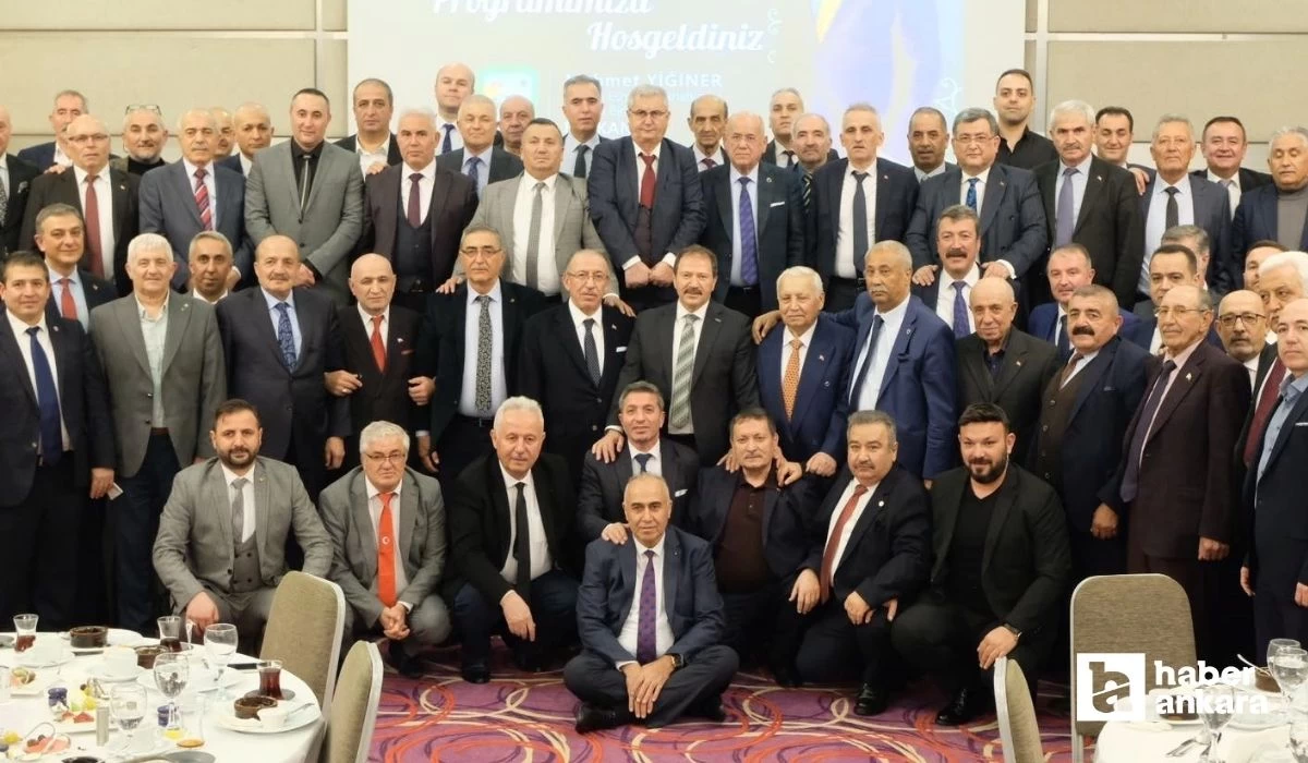 Ankara'daki oda başkanları ANKESOB'un iftar yemeğinde bir araya geldi