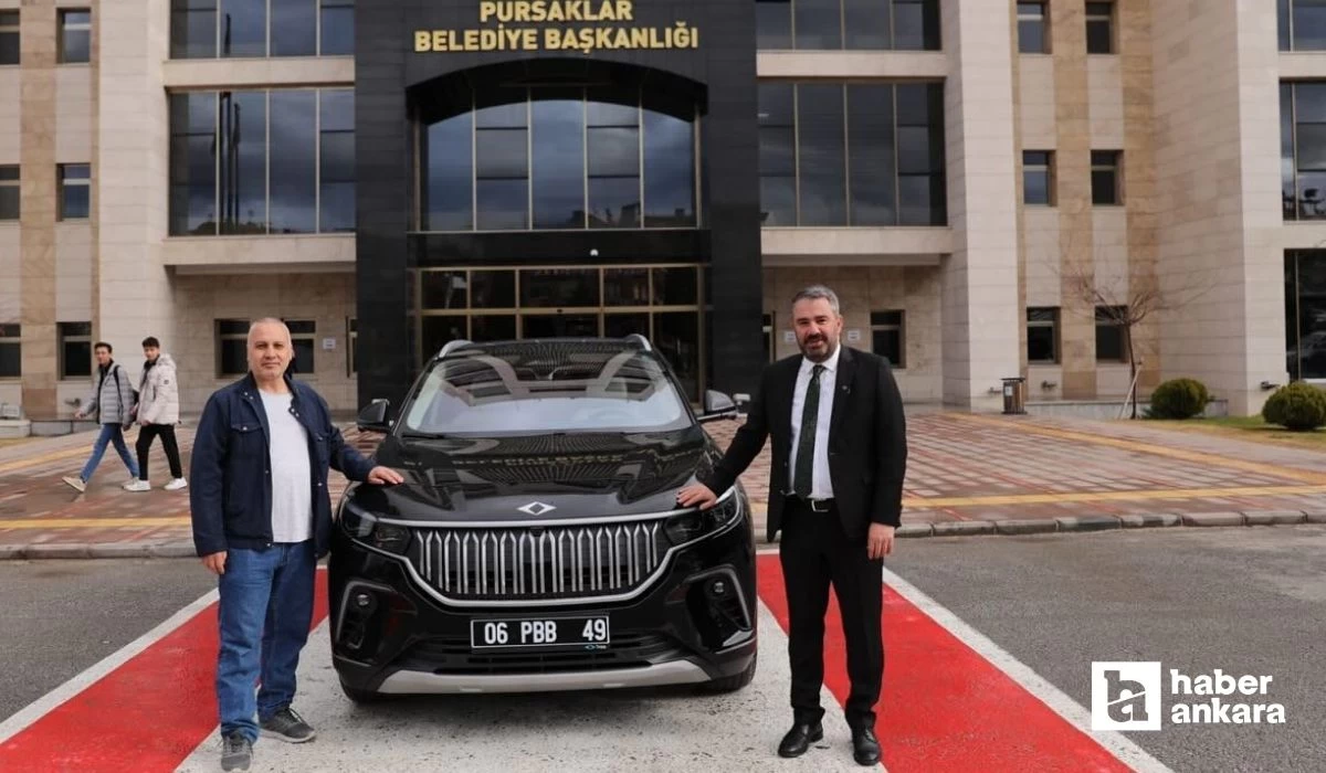 Makam aracı TOGG olan belediyeler arasına Pursaklar Belediyesi de katıldı