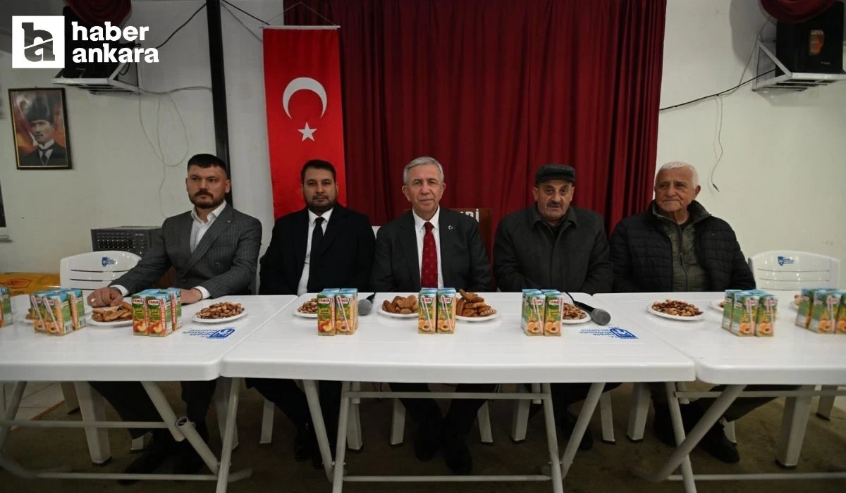 ABB Başkanı Yavaş, Kahramankazanlılarla iftarda bir araya geldi!