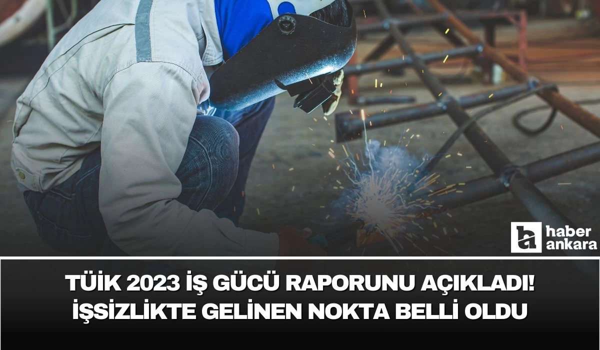 TÜİK 2023 Yılı İşsizlik rakamlarını açıkladı! İşsizlikte gelinen durum belli oldu