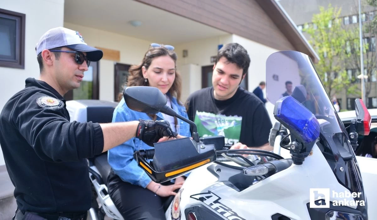 Bilkent Üniversitesi öğrencilerine trafik konusunda bilinçlendirme yapıldı