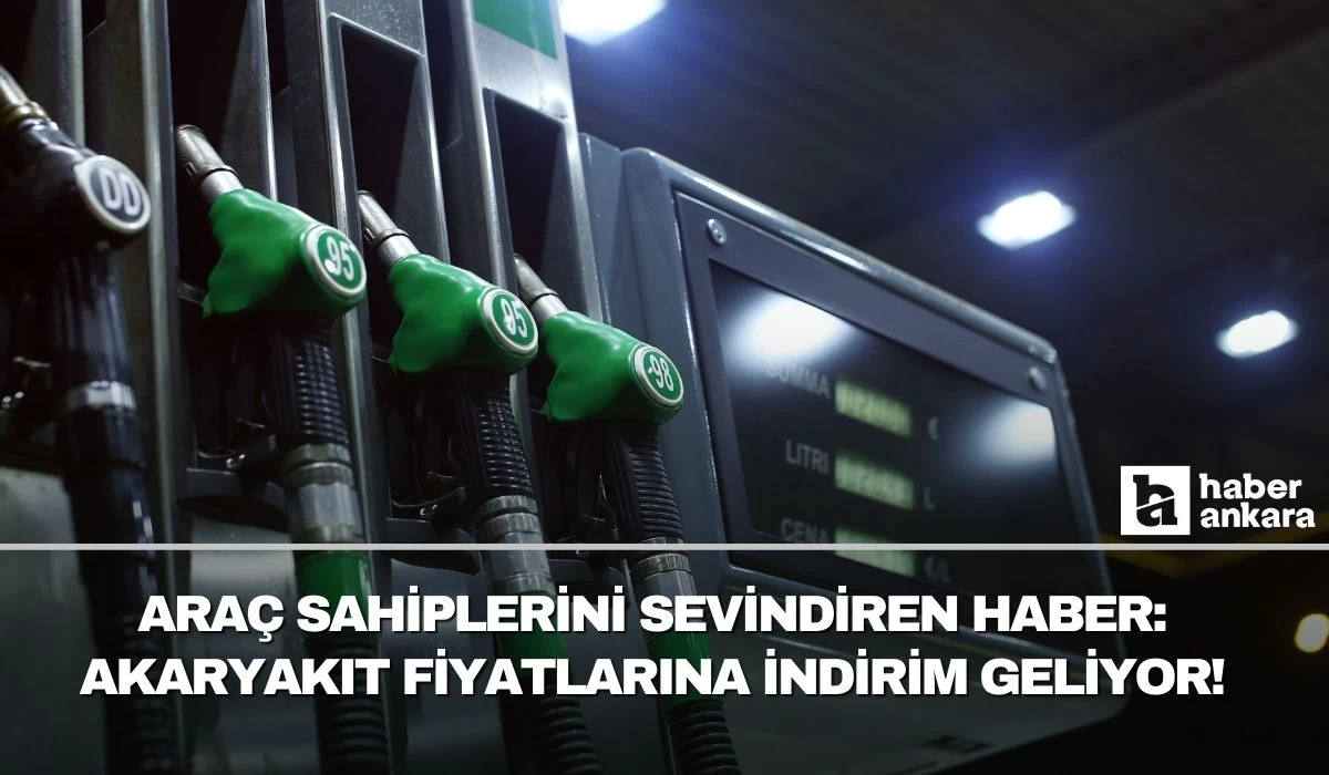 Araç sahiplerinin yüzünü güldüren haber! Motorin fiyatlarına indirim müjdesi geldi