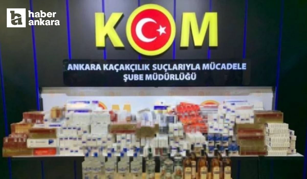 Ankara'da kaçakçılıkla mücadele operasyonları gerçekleştirildi!