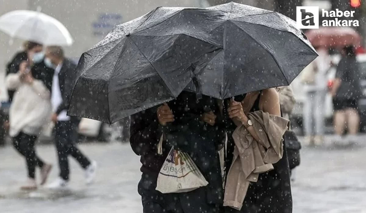 Meteoroloji'den Ankara dahil 6 il için sarı kodlu sağanak uyarısı geldi!