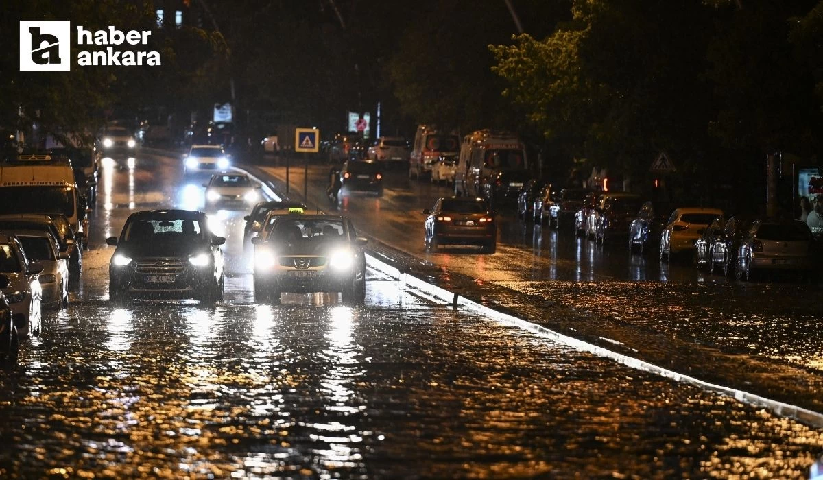 Meteoroloji Ankara dahil 14 il için sarı kodlu gök gürültülü sağanak yağış uyarısında bulundu!