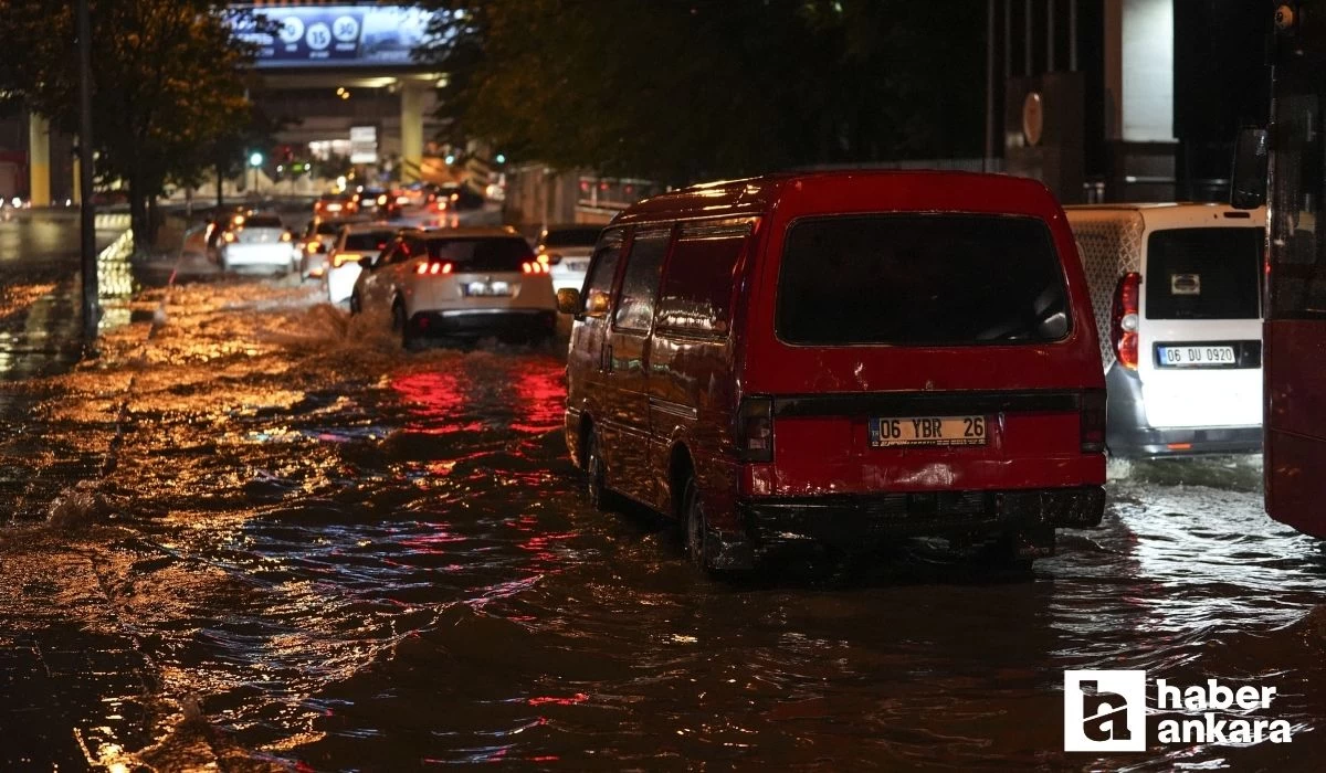 Ankara Emniyet Müdürlüğü sağanak yağış nedeniyle kapalı olan tünelleri duyurdu!