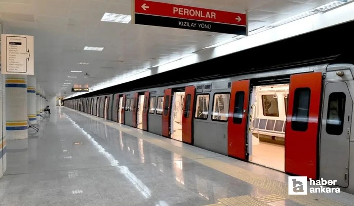 Ankara 1 Mayıs ta metro çalışacak mı 2024 metrolar açık mı neden çalışmıyor?