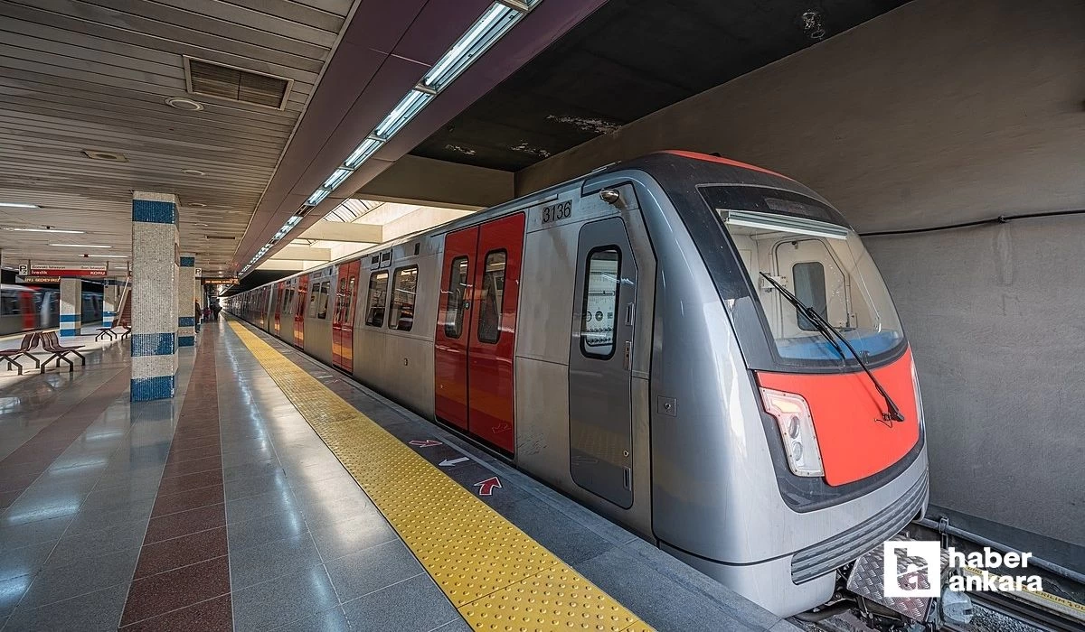 Ankara'da EGO yağmurdan dolayı çalışmayacak metroları açıkladı