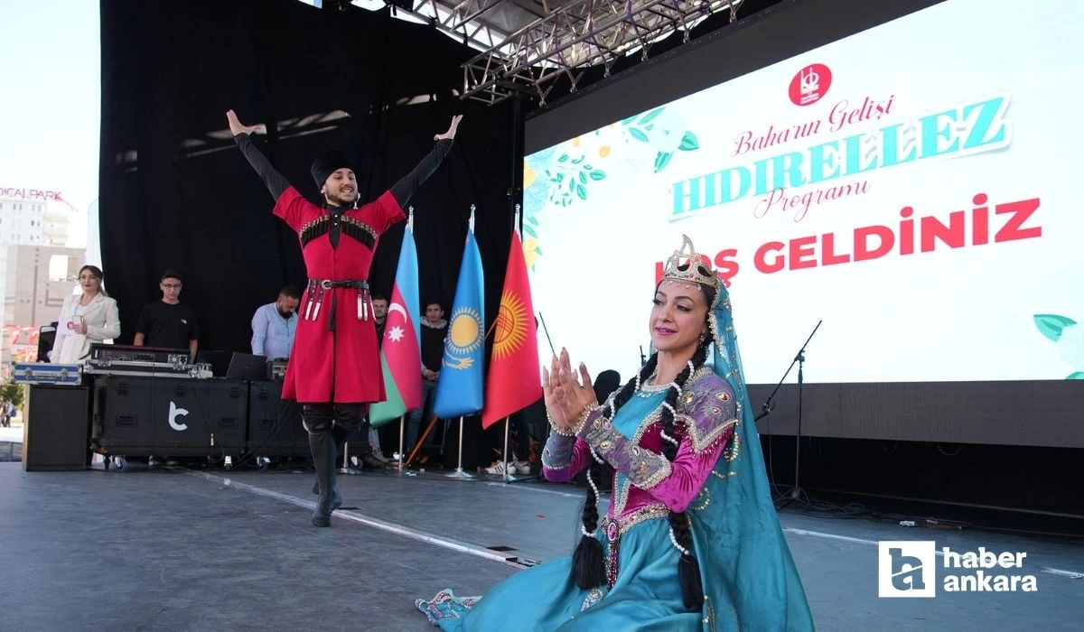 Keçiören Belediyesi'nin ev sahipliği yaptığı Hıdırellez etkinlikleri coşkuyla gerçekleştirildi