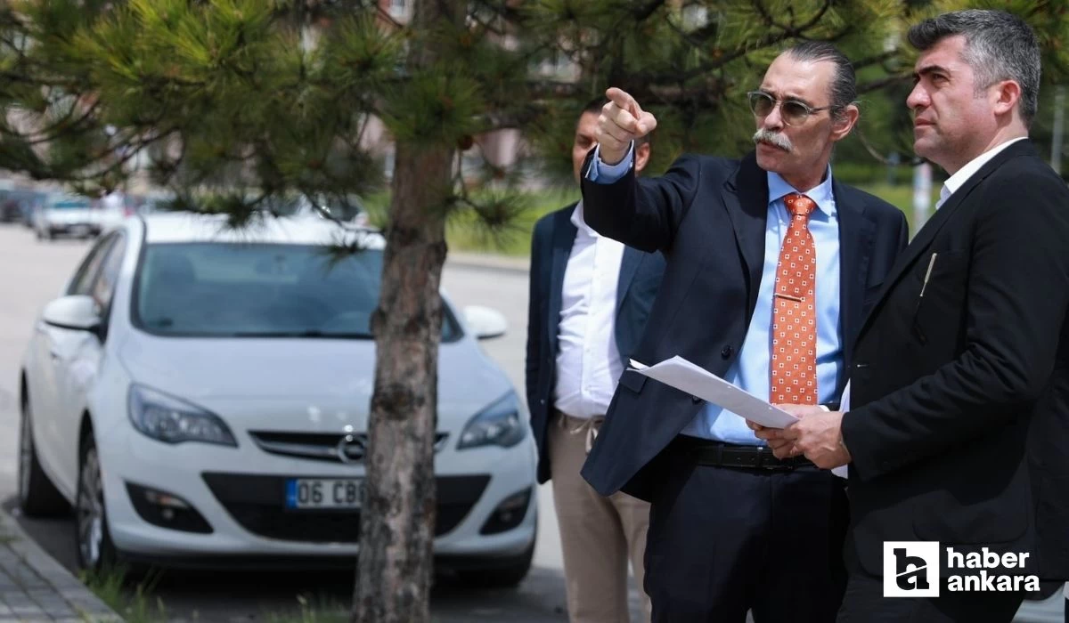 Etimesgut Belediye Başkanı Erdal Beşikçioğlu saha çalışmalarına devam ediyor