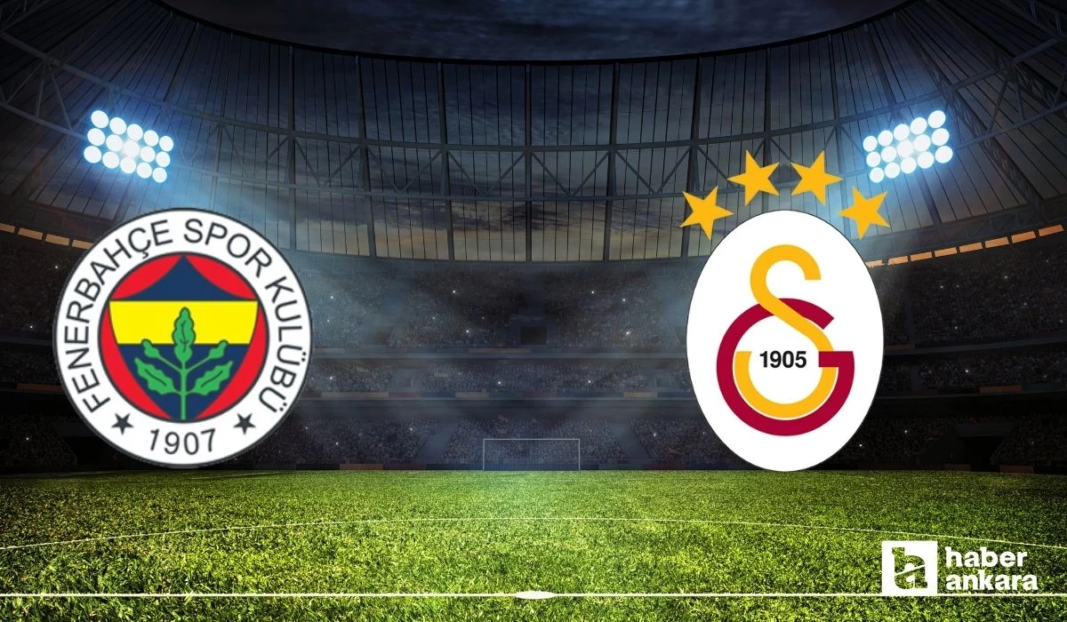 Fenerbahçe -  Galatasaray derbisi ne zaman? Saat kaçta, hangi kanalda?