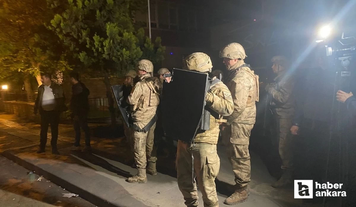 Ankara'da silahlı kavga şüphelisi düzenlenen operasyonla yakalandı
