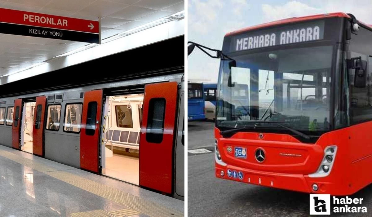 19 Mayıs Ankara'da toplu taşıma ücretsiz mi, metro, EGO, Ankaray bedava mı?