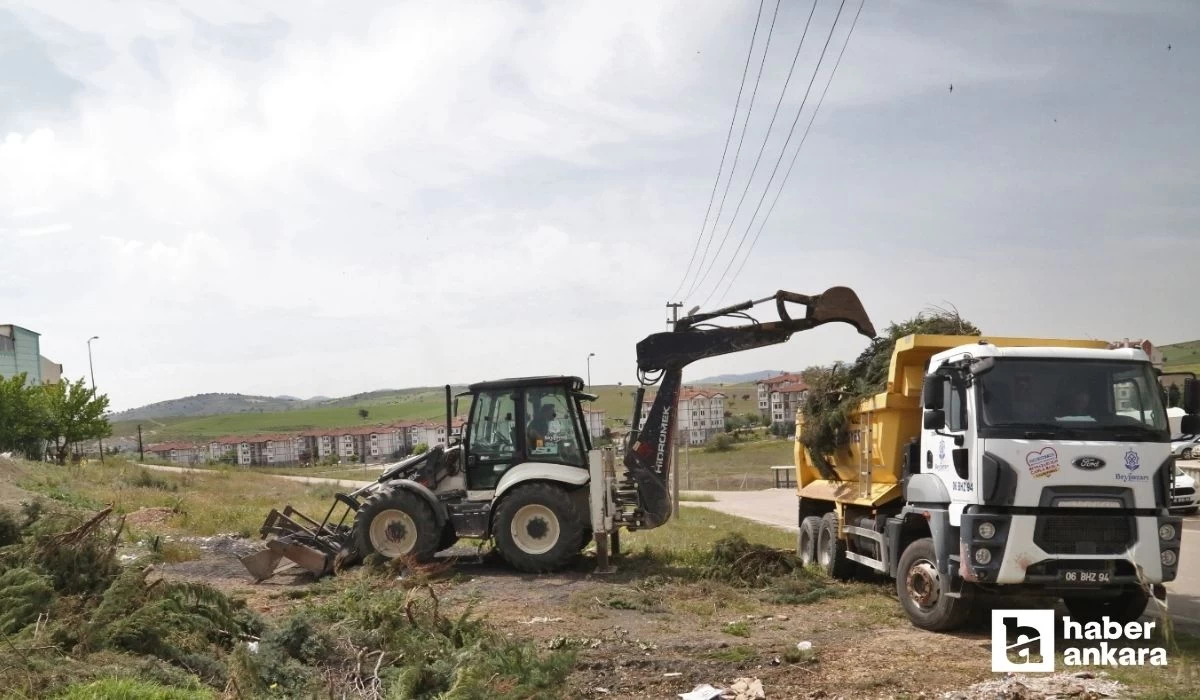 Beypazarı Belediyesi çevre kirliliğini ortadan kaldırma çalışmalarına devam ediyor