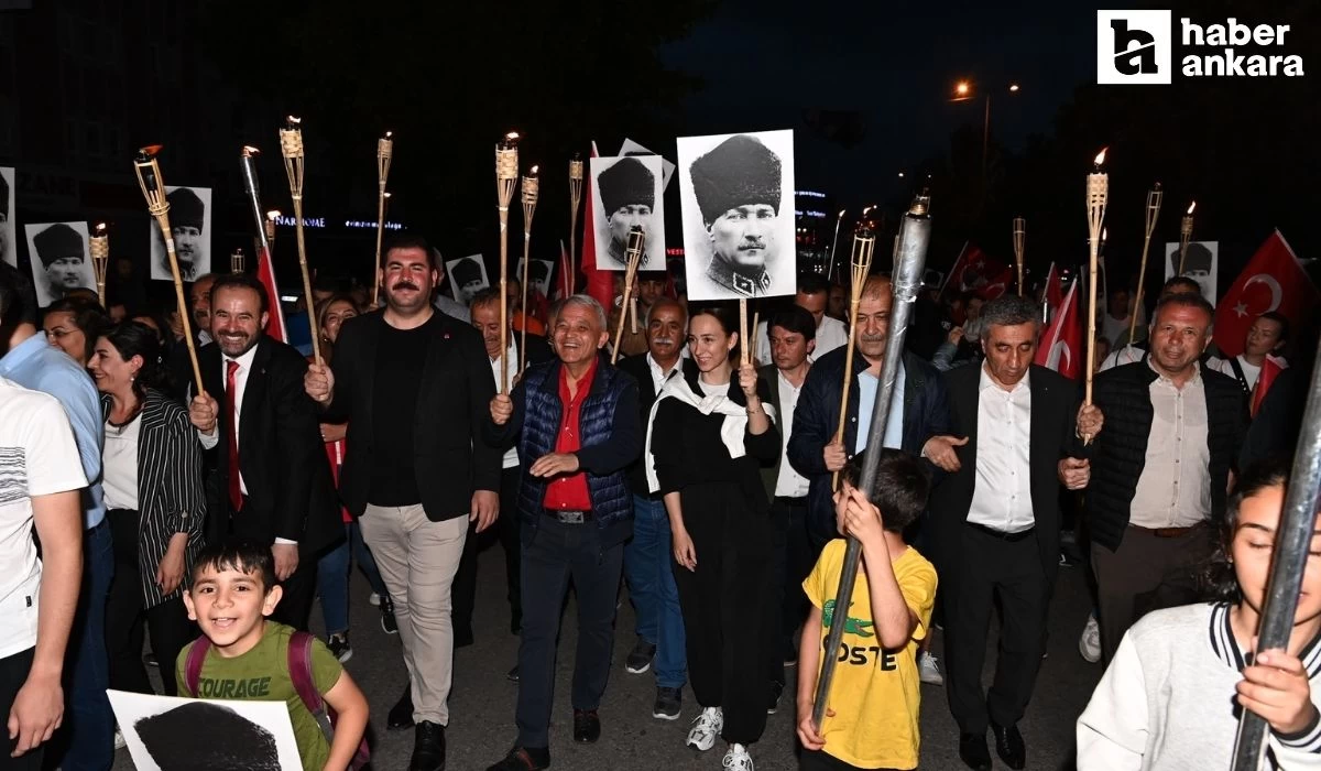 Mamak Belediyesi 19 Mayıs meşalesini Mamak’ta yaktı