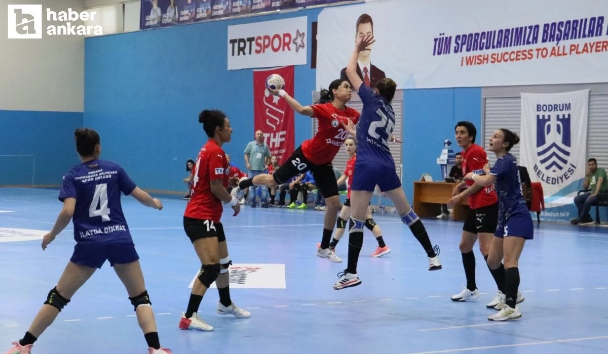 Yenimahalle Belediyespor Hentbol Kadınlar Süper Lig play-off final serisinde öne geçti