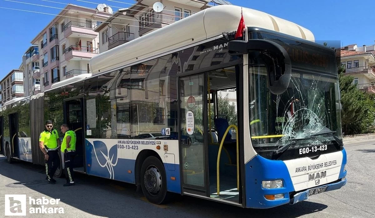 Ankara’da EGO otobüs şoförü ile yolcu arasında kavga çıktı