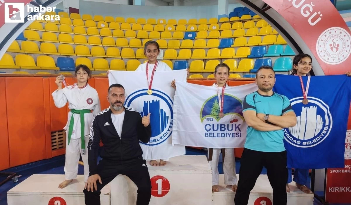 Süper Minikler İç Anadolu Bölge Judo Şampiyonası'nda Altındağlı judocular şampiyon oldu