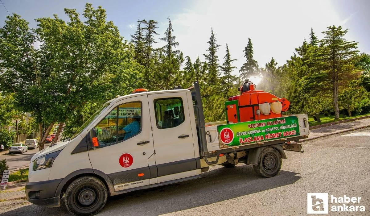 Keçiören Belediyesi sinek, larva ve haşere ile mücadele çalışmalarına başladı