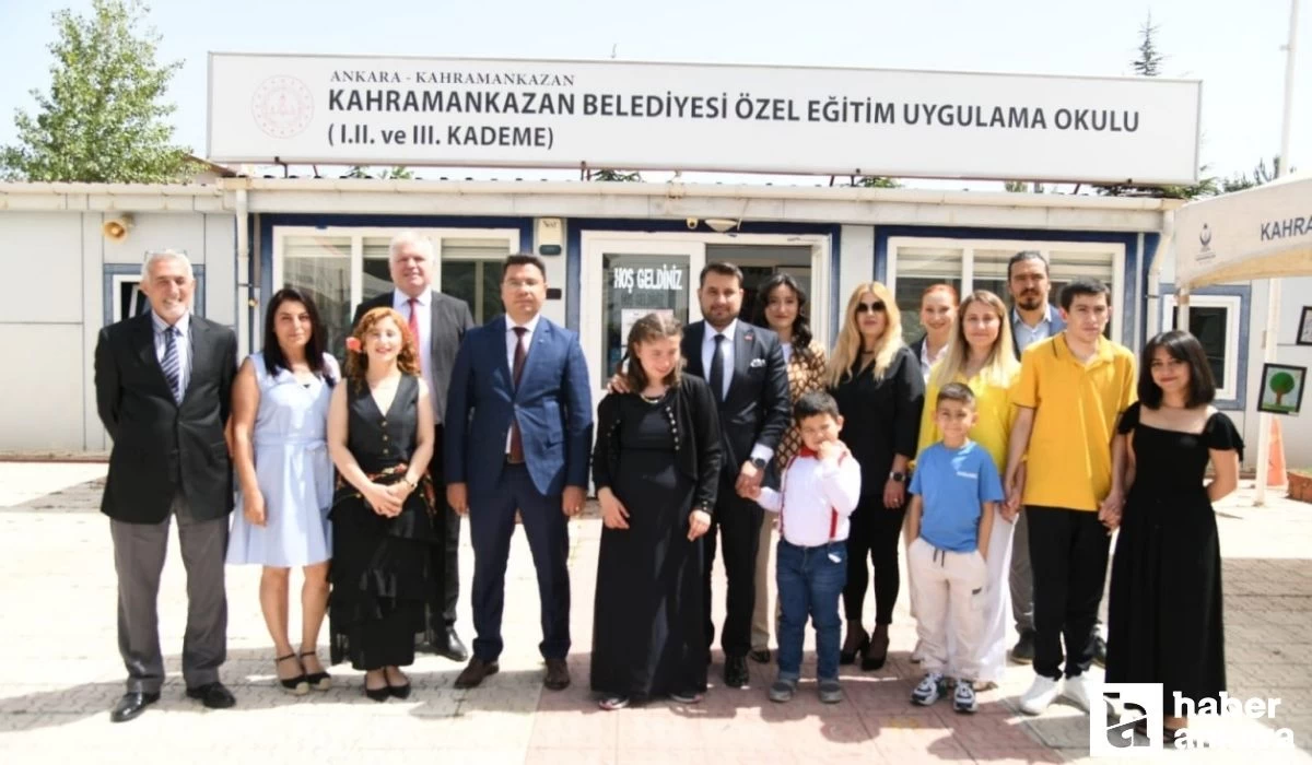 Kahramankazan Belediyesi Özel Eğitim ve Uygulama Okulu'nun ev sahipliğinde anlamlı etkinlik