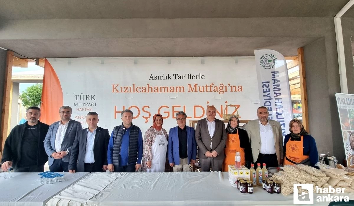 Kızılcahamam Belediye Başkanı Acar Türk Mutfağı Haftası etkinliklerinde yer aldı